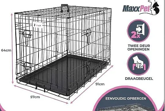 klatka dla psa MaxxPet z kratą 91/57 /64, Wielkopolskie, Kępno