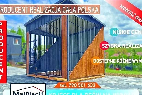 Kojec dla Psa - Szybka Realizacja - Cała Polska - Maj-Blach