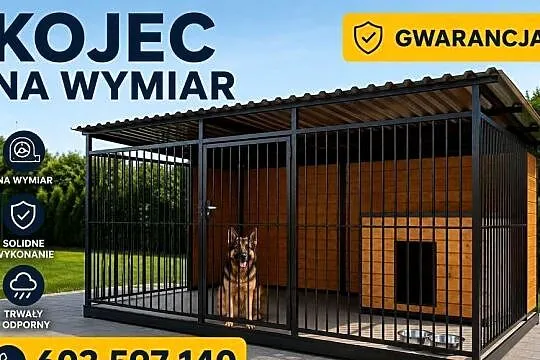 KOJEC Na Wymiar |BEZPIECZNY| Dla Twojego Psa Dostawa i Montaż GRATIS Gwaran