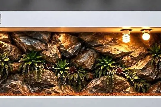 Terrarium profesjonalne dla pytona regiusa kameleona