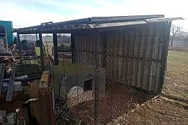 Kojec dla psa 2.55x4.55x1.85m klatka buda ocieplona
