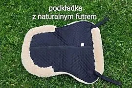 Jak nowa Podkładka pod siodło z naturalnym futerkiem