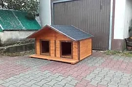 Budy dla dwóch psów Duża XXl ocieplana otwierany dach Buda d