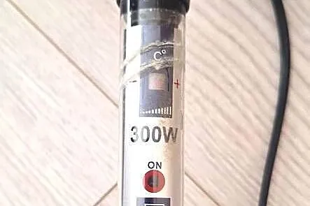 Grzałka do akwarium Sobo 300 W ok 37 cm, Wielkopolskie, Września