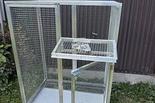 Klatka/woliera aluminiowa dla ptaków, Małopolskie, Trzyciąż