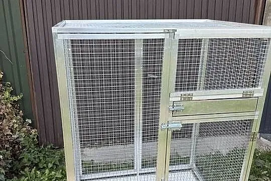 Klatka/woliera aluminiowa dla ptaków, Małopolskie, Trzyciąż