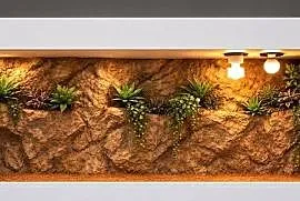 Terrarium pustynne dla gekona lamparciego agamy brodatej