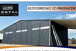 036A Garaż Blaszany Grafitowy | Garaże Blaszane | Wiaty | Hale | - ESSTAL