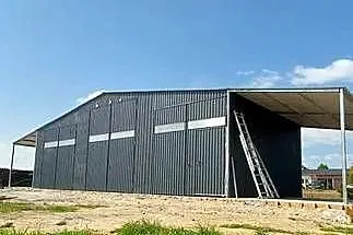 036A Garaż Blaszany Grafitowy | Garaże Blaszane | Wiaty | Hale | - ESSTAL, Zachodniopomorskie, Choszczno