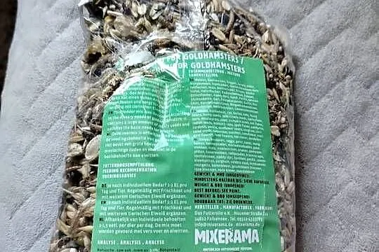 Mixerama pokarm mieszanka chomik syryjski, Małopolskie, Kraków
