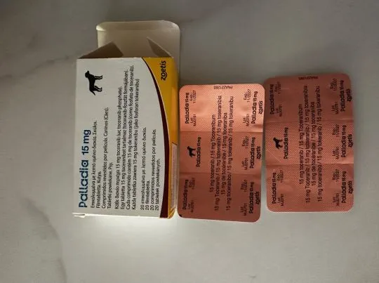 Tabletki Palladia 15 mg 10 tabletek cena za sztukę 25 zł data przydatności 11/2027
