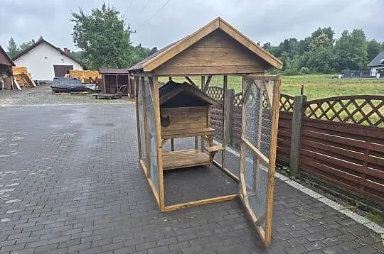 Buda dla kota z wolierą, Małopolskie, Jordanów