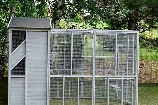 Domek Ogrodowy z wybiegiem dla Kota v.2, Małopolskie, Trzemeśnia