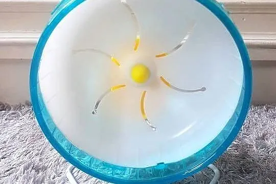 Plastikowy kołowrotek dla gryzoni chomika myszy 19 cm