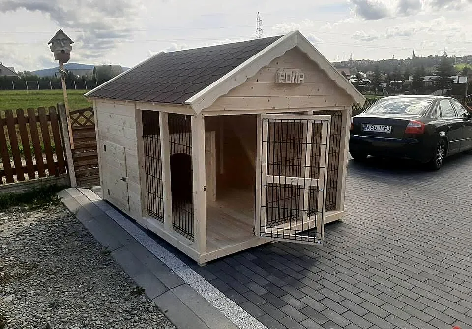 Buda dla psa kojec