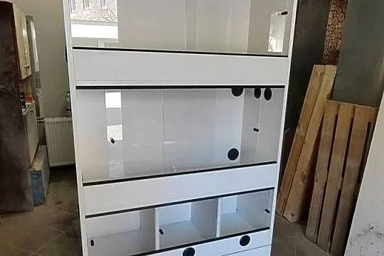 Zestaw terrarium z szafką