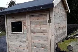Kurnik domek narzędziowy ogrodowy 2,4 x 1,8 x 1,5m