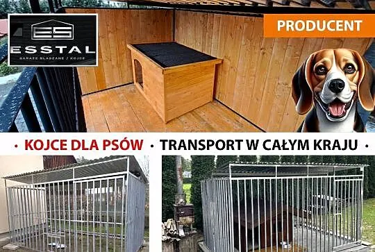 Kojec dla Psa , KOJCE dla Psów , Klatka na Wymiar   - ESSTAL, Małopolskie, Miechów