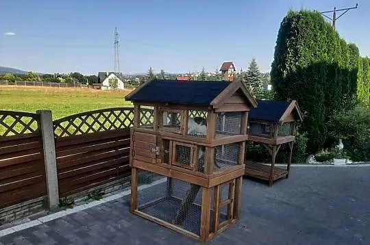 Buda dla kota z wolierą, Małopolskie, Jordanów