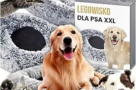 Legowisko dla psa XXL kota kojec PODUSZKA PLUSZOWA Duża poducha