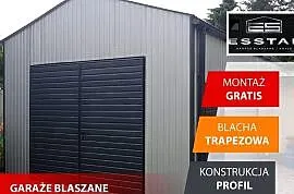 C32 Garaż Blaszany , Garaże Blaszane , Wiaty , Hale , Konstrukcje - ESSTAL