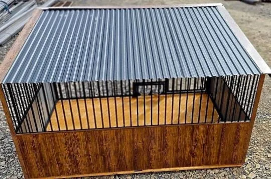 Typowy Metalowy Kojec dla Psa - |Kojce dla Psów |Producent – Maj-Blach, Lubuskie, Gorzów Wielkopolski