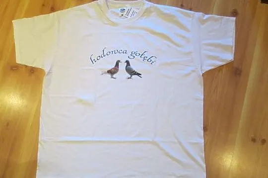 Koszulki dla hodowców gołębi z nadrukiem