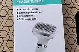 Szczotka i suszarka do kazdej dugosci siersci i włosów 2 w 1dla pupila.