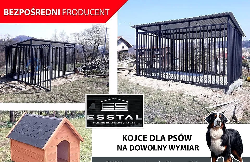 Kojec dla Psa 3x2 - Różne wymiary - Szybka Dostawa | KOJCE | - ESSTAL, Kujawsko-pomorskie, Chełmno
