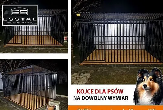 Kojec dla Psa , KOJCE dla Psów ,Dowolne Rozmiary , Dodatki - ESSTAL-