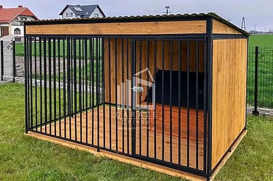 Kojec dla psów 3x2m - Drewniana Podłoga - wiatrołap - ściany ID584, Kujawsko-pomorskie, Żnin