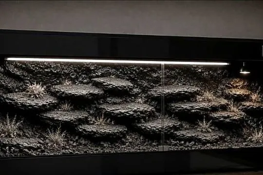 Terrarium pustynne dla agamy brodatej gekona lamparciego