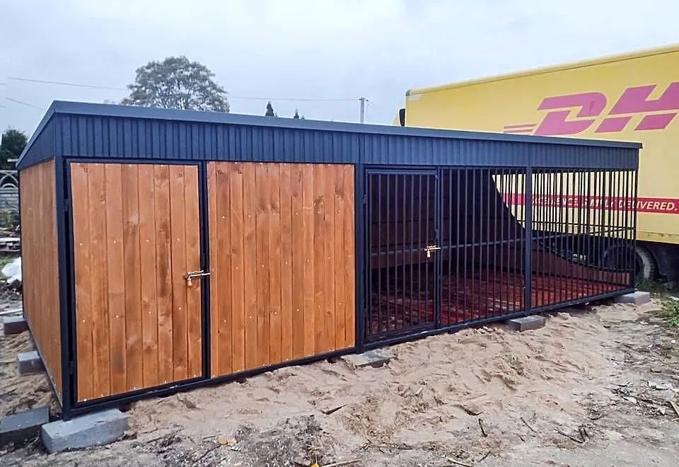 Kojec dla psa ze schowkiem 6x3m | Hide | Premium Klatki dla Psów, Mazowieckie, Warszawa