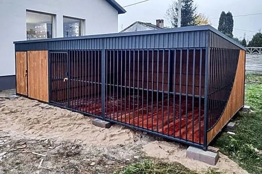 Kojec dla psa ze schowkiem 6x3m | Hide | Premium Klatki dla Psów, Mazowieckie, Warszawa