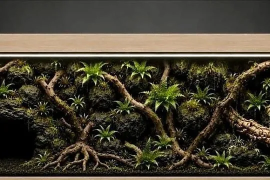 Terrarium profesjonalne dla gekona orzęsionego pytona regiusa