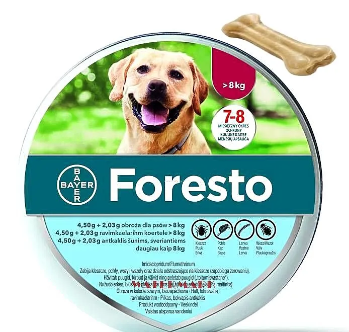 Bayer Foresto obroża od 8 kg 70 cm, Dolnośląskie, Bolesławiec