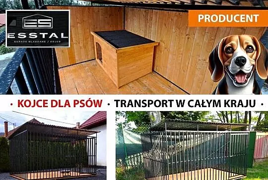 Kojec dla Psa , KOJCE dla Psów ,Dowolne Rozmiary - ESSTAL-