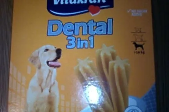 Karma, przysmaki Vitakraft DENTAL 3w1 MEDIUM fresh 180g