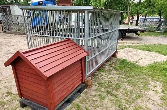 Kojec+podłoga drewniana+ ocieplona buda z litej deski, Kujawsko-pomorskie, Grudziądz