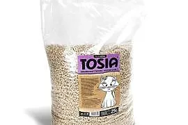 Żwirek drewniany dla kotów, podłoże TOSIA, 15 kg;)