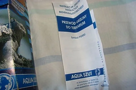 Aqua Szut Terrahot przewód grzejny do terrarium, Pomorskie, Pruszcz Gdański