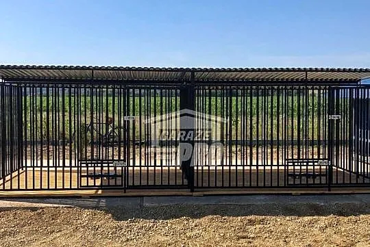Kojec dla Psów 6x2m - drewniana Podłoga - uchwyt na miski   GP391, Mazowieckie, Nowy Dwór Mazowiecki