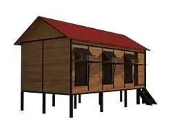 Gołębnik solidna konstrukcja wysyłka gratis 250cm/400cm