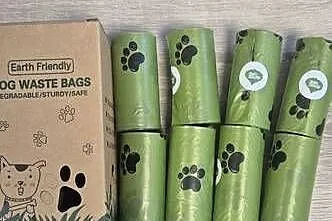 Worki na psie odchody BIO biodegradowalne 8 szt.+ etui gratis