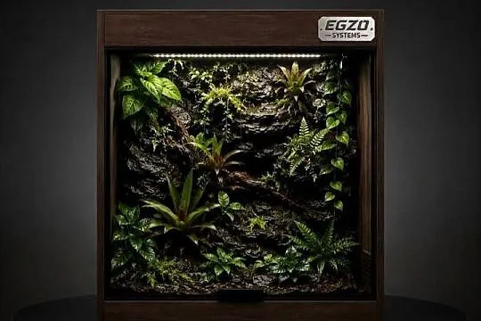 Terrarium dla gekona orzęsionego pytona regiusa boa cesarskiego