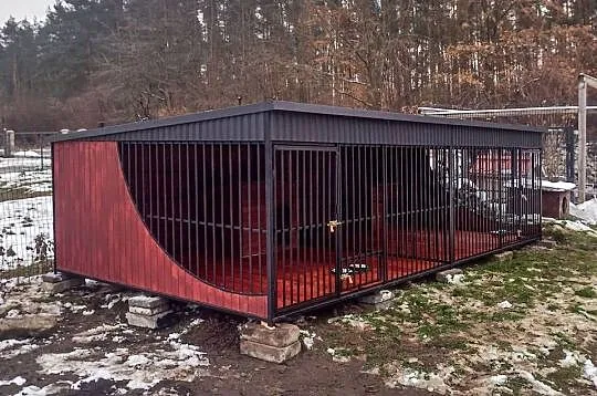 Kojec dla dwóch psów 6x3m | Red | Pełen zestaw Premium RAJK-STAL, Świętokrzyskie, Kielce