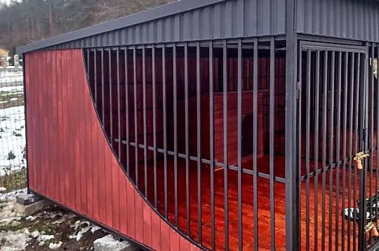 Kojec dla dwóch psów 6x3m | Red | Pełen zestaw Premium RAJK-STAL, Świętokrzyskie, Kielce