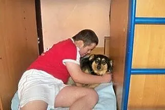 Młoda, akceptująca DZIECI I PSY Lena, psi ANIOŁ sz