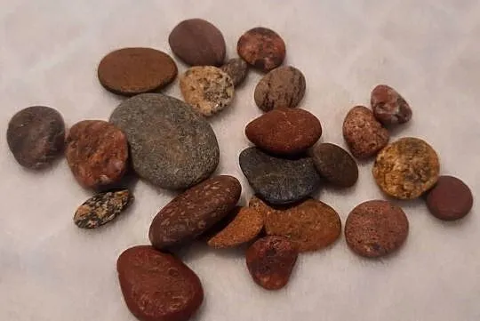 Zestaw kamyczków 1,2-3,1cm (23szt.) 47g (Kreatywne), Śląskie, Czeladź