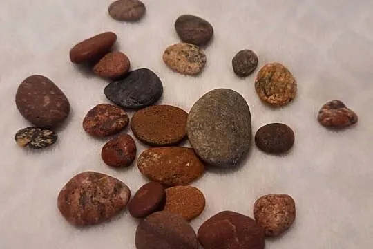 Zestaw kamyczków 1,2-3,1cm (23szt.) 47g (Kreatywne), Śląskie, Czeladź